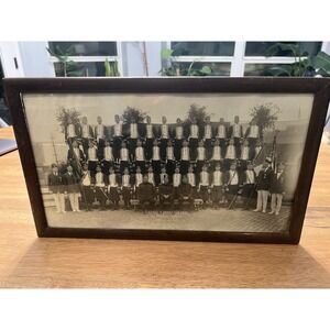Antique 1922 Framed Photo Shriners Freemasons Imperial‎ Council SAN FRAN CA Vtg